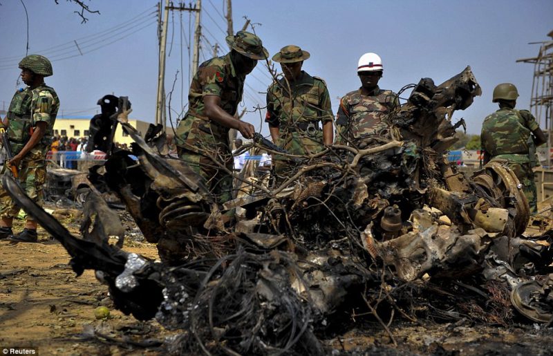 Aftermath of a Boko Haram attack 