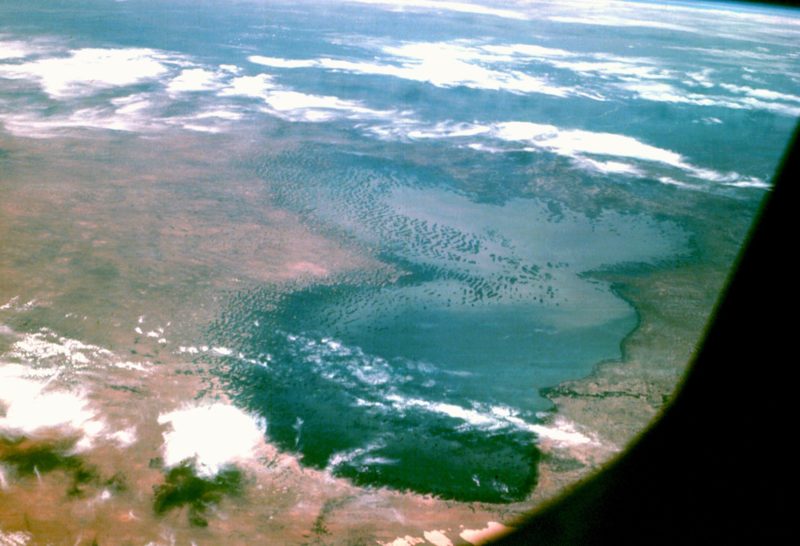 Lake Chad viewed from Apollo 7