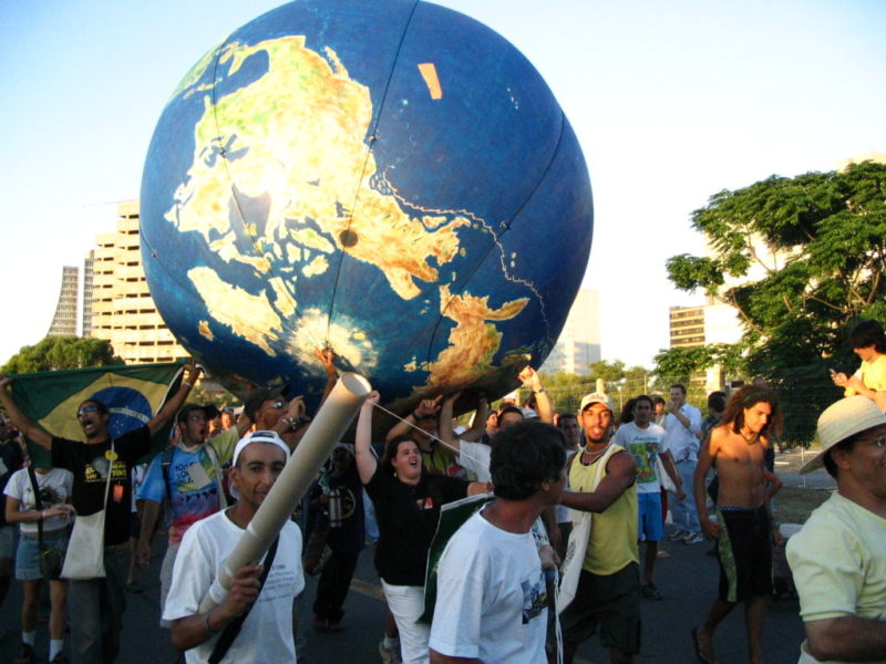 Participants at a World Social Forum  