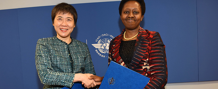 At the ICAO World Aviation Forum, ICAO’s Secretary General Dr. Fang Liu and UN-Habitat’s Dr. Aisa Kirabo Kacyira initialled a Memorandum of Understanding that will make important contributions to States’ pursuit of the UN’s Agenda 2030 for Sustainable Development. The initiative has picked five airports located in four different African cities under a pilot project