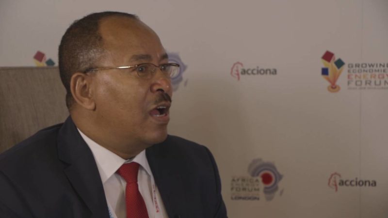 Ethiopian Minister for Water, Irrigation and Energy, Motuma Mekassa