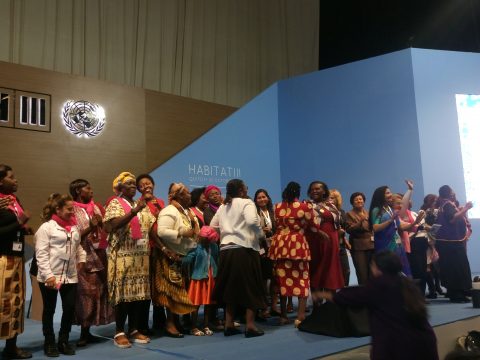 Participants at the Women Assembly in Quito