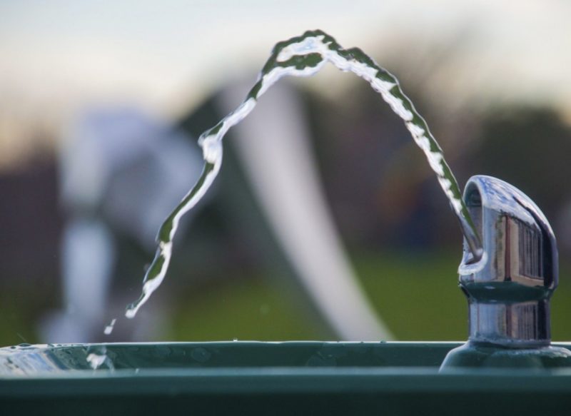 A water fountain in Chicago. Photo credit: iStockphoto