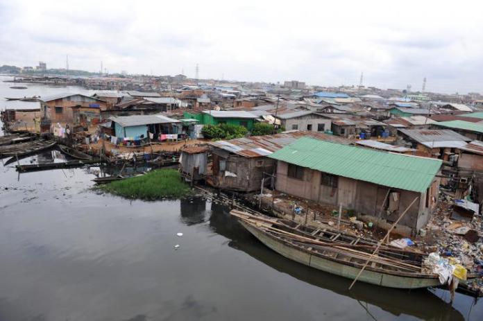 Makoko, a waterfront slum community in Lagos 