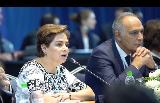 Patricia Espinosa, UNFCCC Executive Secretary (left), and Salaheddine Mezouar, President of COP22 and Minister of Foreign Affairs and Cooperation of the Kingdom of Morocco, say the world can celebrate a new dawn