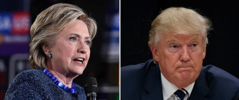 The US election unveils contrasting views on climate change and energy by Hillary Clinton and Donald Trump. Photo credit: abcnews.com