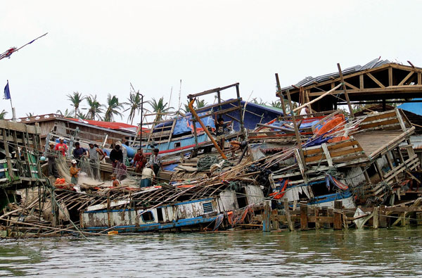 Myanmar’s 2008 Cyclone Nargis forced up to half of the country’s poor farmers to sell off assets including land, to relieve the debt burden following the natural disaster