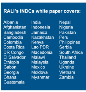 The list of countries involved