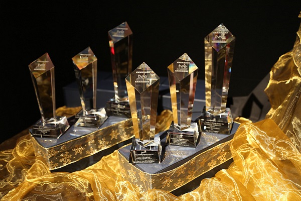 Global Sustainability Film Awards trophies