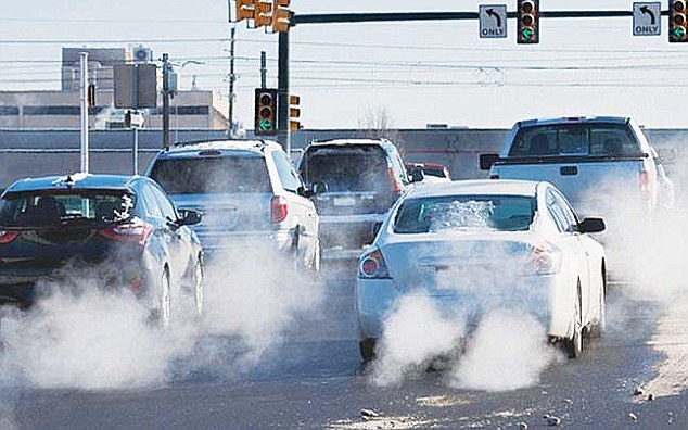 Air pollution from diesel-powered cars