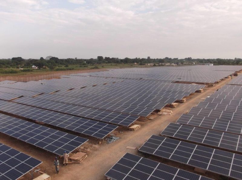 The solar power plant in Soroti, Uganda