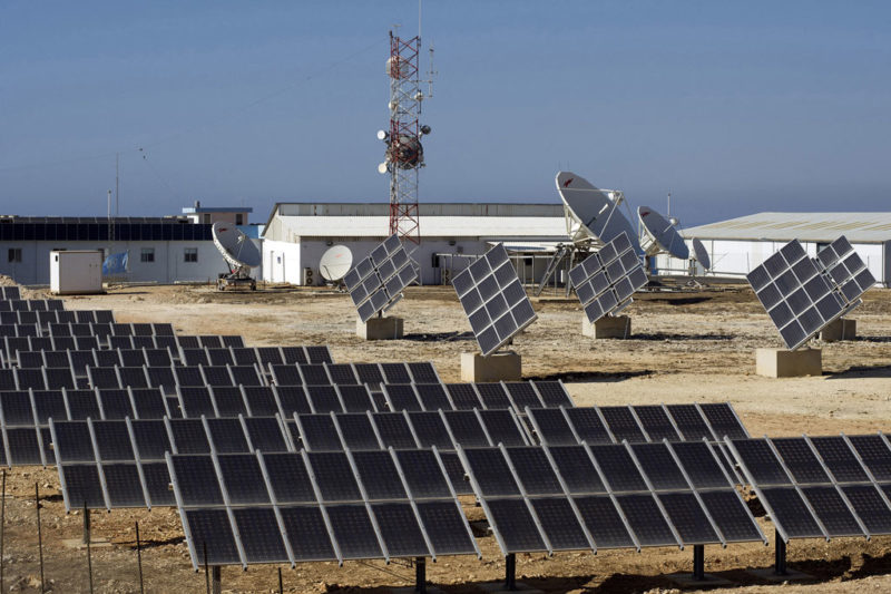 A Solar Energy System at the United Nations Interim Force in Lebanon (UNIFIL). Photo credit: UNIFIL