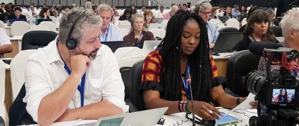 Mariann Bassey Orovwuje at the CBD/COP13 in Cancun, Mexico