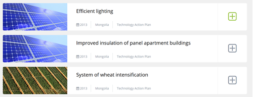Climate technology: Examples of projects seeking support