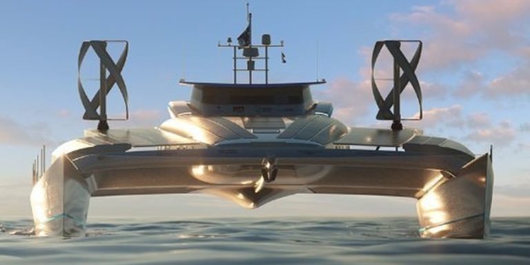 Solar, wind powered ship, Energy Observer, to tour the globe