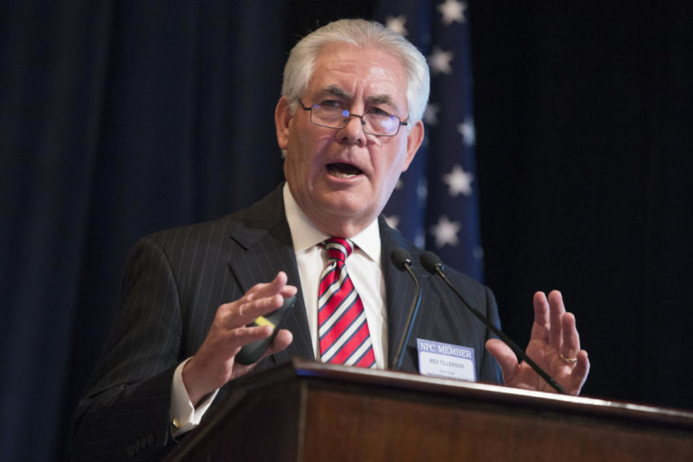 Group knocks Tillerson’s confirmation as US Secretary of State