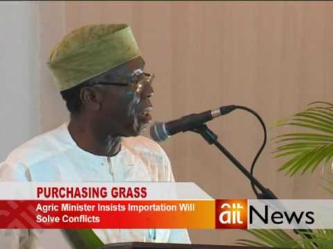 TV Report: Agric Minister on grass