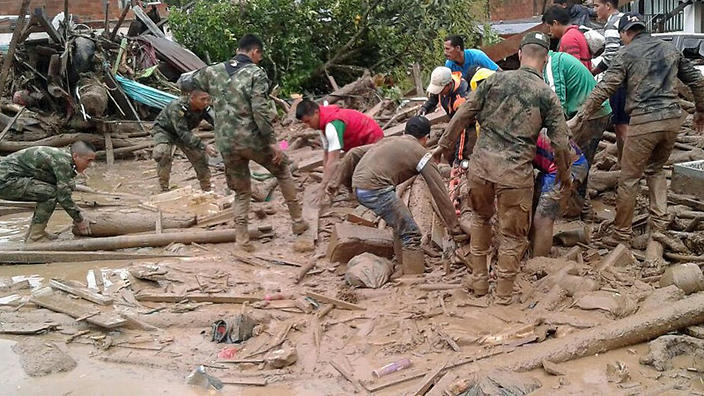 Colombia-landslide