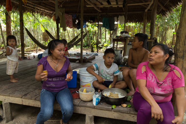 Indigenous Colombian Amazon forest peoples demand rights