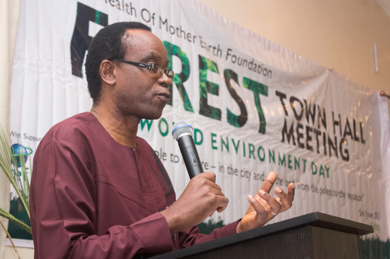 Nnimmo Bassey- Forest Town Hall