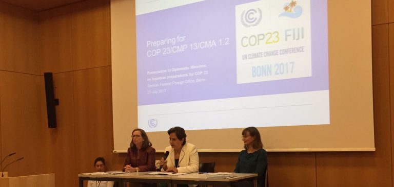 Espinosa to diplomats: I seek your support for COP23