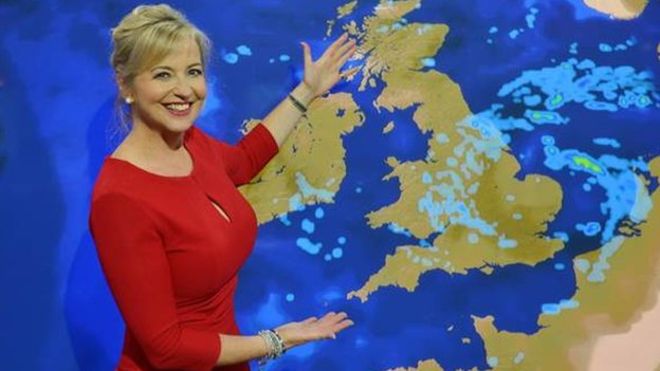 weather presenters-Carol Kirkwood