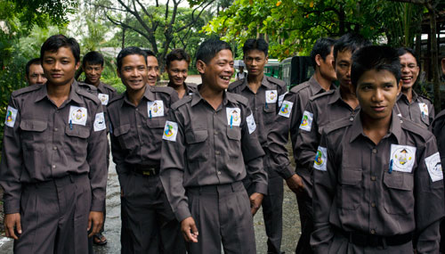 WWF elephant rangers