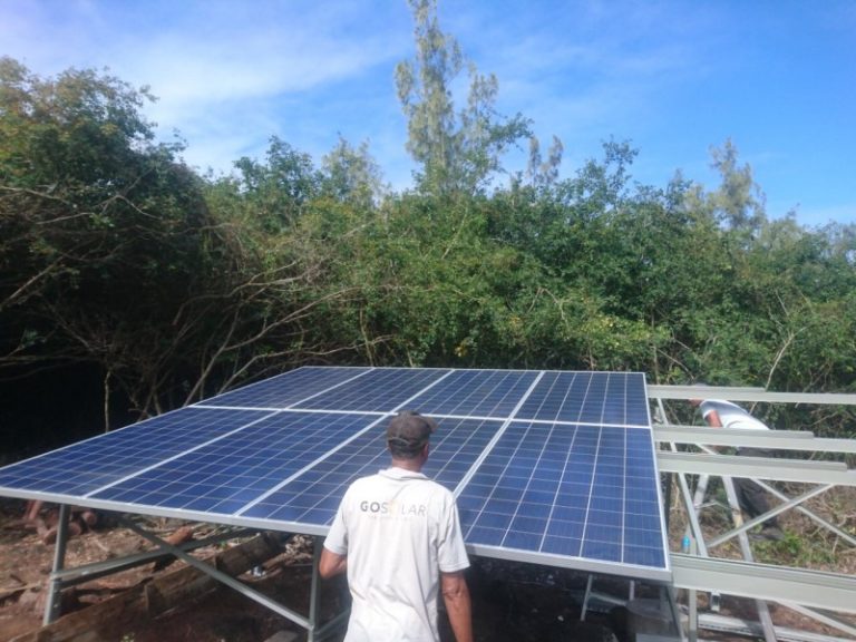 Mauritius island resort substitutes diesel for solar power
