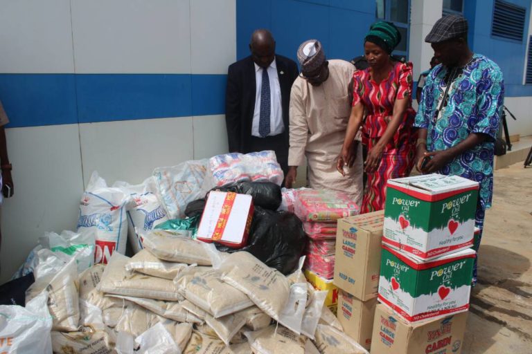 Biosafety agency donates relief materials to victims of terror attacks
