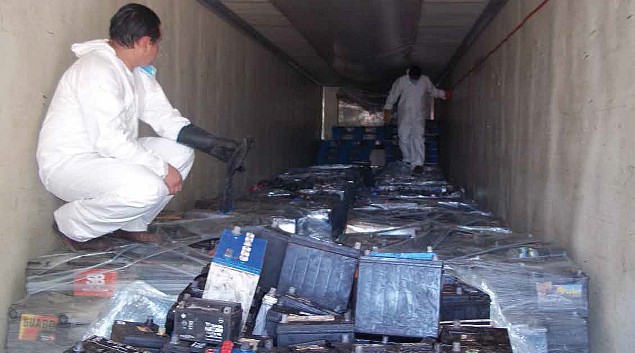 Used lead acid batteries