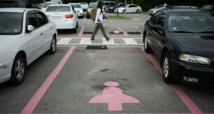 woman parking