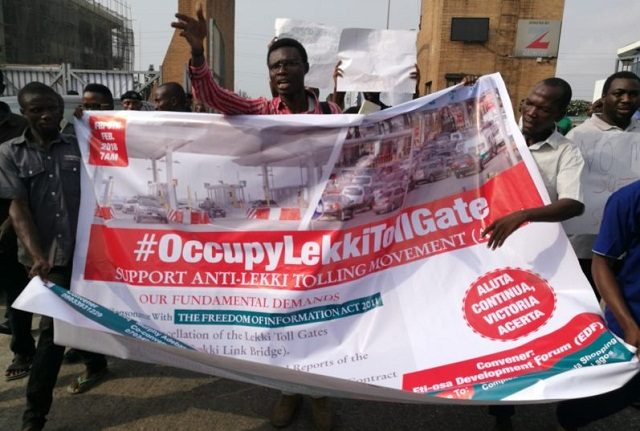 Lekki toll hike protest