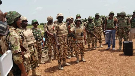 Nigerian military personnel