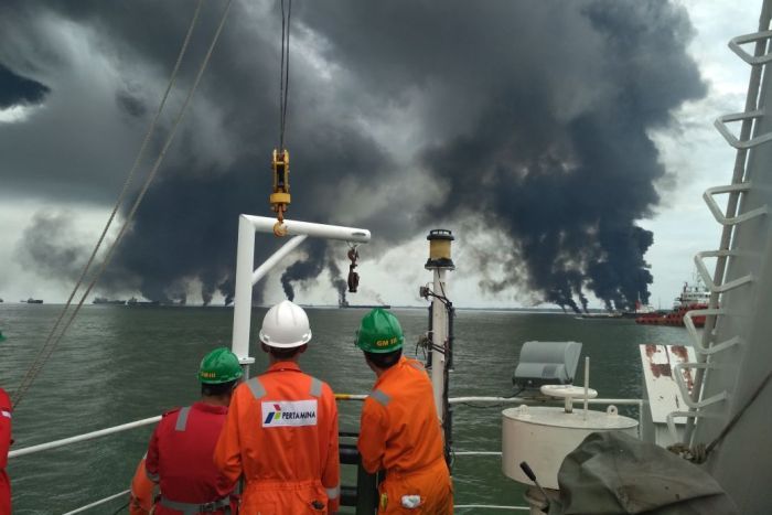 Indonesia oil spill