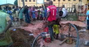 Drilling borehole