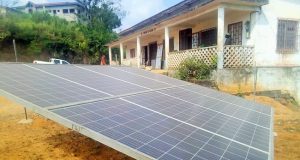 Solar panels at Ngambe Council