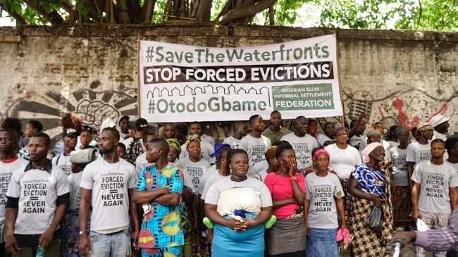 Otodo Gbame community evictees 