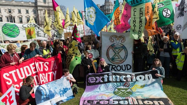 London protest