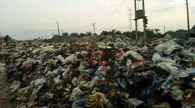 Refuse dumpsite in Aba