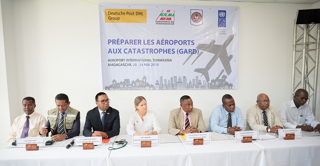 DHL, UNDP, OCHA Madagascar disaster preparedness