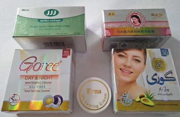 Mercury-laced skin lightening creams