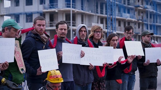 Anti-REPSOL protesters