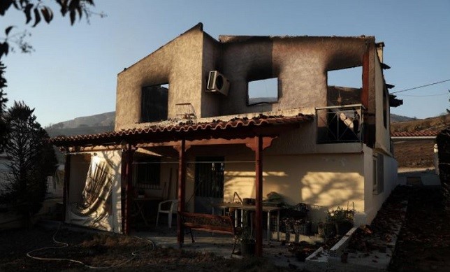 Wildfire in Greece