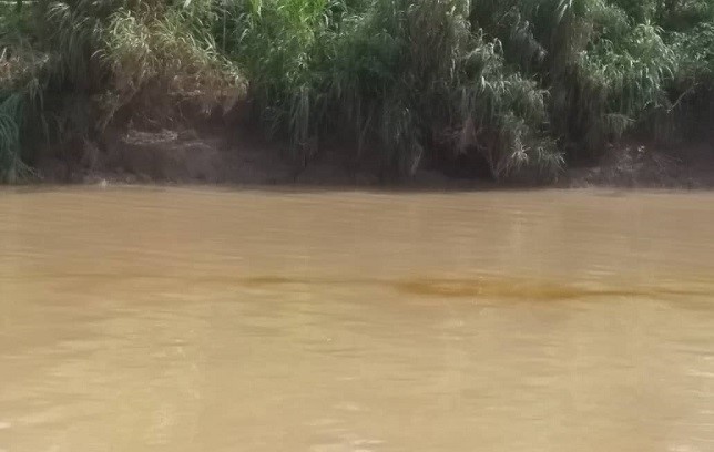 A marine river leading to the Atlantic Ocean at Brass in Bayelsa State