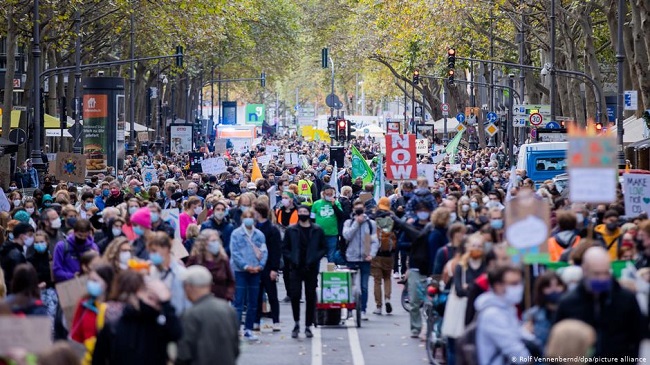 Berlin climate change rally