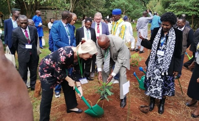 AFF anniversary tree planting