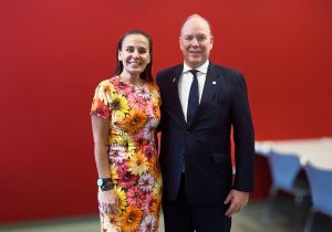 Dona Bertarelli and HSH Prince Albert II