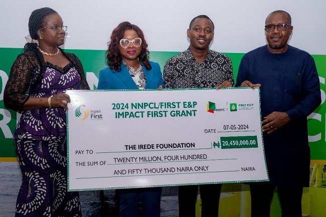 NNPC/First E&P JV empowers NGOs with N53.4m