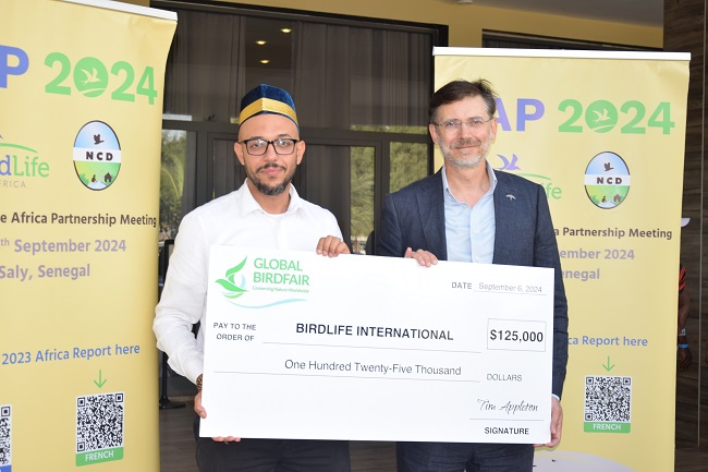 Global Birdfair donation to actualise Galala Bird Observatory in Egypt