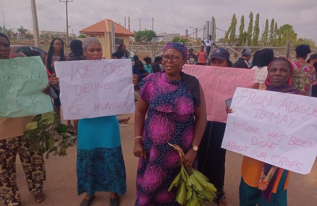 Women protest